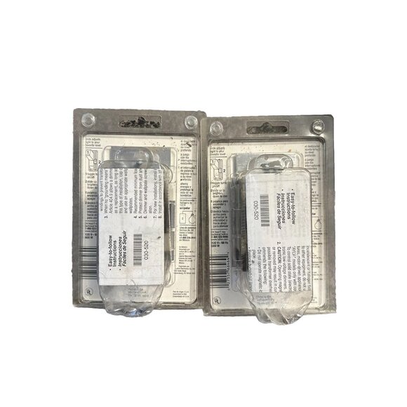 2 White Brand New In Box Lutron Dimmer Switch 120V/600W - Picture 3 of 3